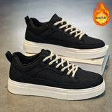 Men's Canvas Shoes Fashion Spring Solid High Top Vulcanized Shoes Men Flat Design Casual Sneakers Man Board
