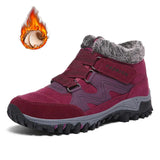o'clock Trendy Woman Ankle Boots Winter Comfortable Warm Female Snow Shoes Outside Casual Anti-skid Wear-resisting