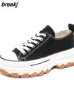 Chunky Platform Shoes for Women 2023 Spring Casual Sneaker Luxury Designer Shoes Girls Flats Sports Thick Bottom