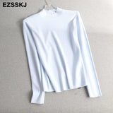 halfneck Sweater Pullover Women Autumn winter Casual long Sleeve basic plus size Sweater For women Female knit