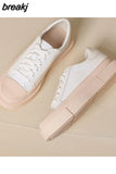 Women Flats Shoes Real Leather Quality Loafers Fashion Ins New Spring Shoes For Women Soft Leather Footwear Size