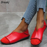 Ballet Flats for Women White Leather Loafers Spring Summer 2023 Moccasin Moccasin Flats Shoes Casual Comfortable