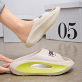 Men Summer Slippers Fashion Men Platform Sneakers Sandals Beach Non-Slip EVA Casual Shoes Thick Bottom Flip Flops