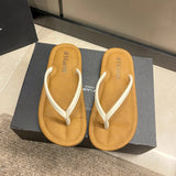 Breakj Flat-Bottomed Flip-Flops Women's New European Net Red Comfortable Soft Bottom Feet Beach Cool Slippers In The Summer Of