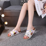 2023 New Summer Women Beach Cork Slippers Casual Buckle Clogs Outside Non-slip Water Slides