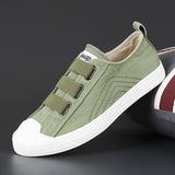 Breakj The Autumn Of 2025, The New Men's Shoes Flat-Soled Permeable Board Shoes Korean Version Of The Trend Tied With Canvas Shoes Round-Headed Casual