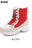 Women Boots High Quality Comfortable Winter Long Boots Shoes Woman Keep Warm Waterproof Platform Snow Boots Botas