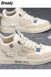 New Men Shoes Male Sneakers Mixed Color Flat Shoes Designer Fashion Outdoor Trendy High Top Shoes Men Vulcanized
