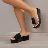 New Shoes for Women Basic Women's Slippers Summer Casual Slippers Women Wedges Shoes Ladies Platform Sandals Zapatos