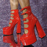 Breakj Spice Girls Halloween Lolita Water Station With Coarse Heeled 47 High Heels
