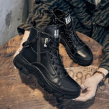 Flats Woman Sneakers Women's Shoes Ladies Casual Breathable Female Ankle boots Lace Up Woman Comfort High Top Shoes