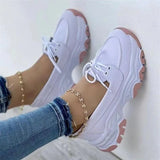 Women Sneakers 2023 Shoes Comfortable Chunky Sneakers Walking Sneakers For Women Loafers Ladies Shoes Lace-Up Shoes Woman