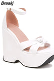 Brand New 2023 Spring Summer Platform Wedges Sandals Chunky High Heel Fashion Woman Shoes Sandals Walking