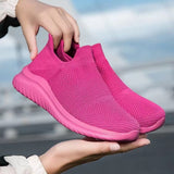 Breakj Women's Shoes Autumn New Couple Flying Socks Mesh Cloth Shoes Trend Fashion Casual Sneakers Ladies Running