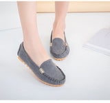 Version Of 2023 Autumn Shallow Mouth Beans Shoes Flat Heel Single Shoes Women A Foot Pedal Women's Shoes Lazy Shoes Large Size