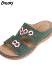 New Summer Women Sandals Comfortable Platform Soft Ladies Casual Slippers Fashion Colorful Flat OpenToe Outdoor Beach