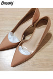 Black High Heels Shoes Woman Pumps 12cm Tacones Pointed Toe Stilettos Talon Femme Sexy Wedding Shoes QKOU003