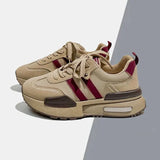 Women's Casual Platform Sneakers Comfortable Breathable Wear-Resistant Non-slip Trendy All-match Spring and Autumn