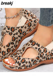 Women Sandals 2023 Fashion Summer Shoes For Women Heels Sandalias Mujer Summer Footwear Casual Wedge Shoes With Platform