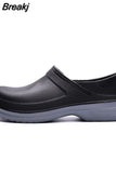 Quality Chef Shoes Non-slip Waterproof Oil-Proof Kitchen Cook Flat Working Shoes Hotel Restaurant Clogs Men Slippers