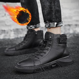 Men's Sneaker Trend High Top Platform Shoes for Men 2022 Spring Vulcanized Shoes Male Ankle Boots Soft Sports