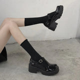 Heels Waterproof Platform College Student Cosplay Costume Shoes Lolita Shoes Women Japanese Style Vintage Soft Sister