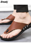 for Men 2023 Summer Flip Flops Casual Slippers Outdoor Beach Fashion Comfortable Shower Sandals Indoor Men Shoes