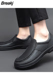 new Chef Shoes Non-slip Oil-resistant Wear-resistant Lightweight Men's Shoes Slip On Size