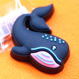 Dog Pug Croc Charms Cute Balloon Stars Barricade Clapping Candle Shoe Accessories JIBZ Lavender Eclipse Clogs