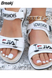 Sandals Summer New Open Toe Heightened Platform Sandals Women's Beach Shoes Athleisure Sandals Plus Size