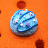 Arrival 1Pcs Multiple Colour Ice Cream Cake Resin Shoe Accessories Shoe Charms Decoration fit Croc Jibz Wristbands Kids
