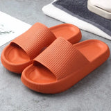 Leopard Thick Platform Slippers for Women Home Couple Soft Sole Slide Sandals Woman 2023 Summer Beach Flip Flops
