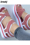 Women Sandals Lightweight Heels Sandals Summer Shoes For Women Wedge Sandal With Platform Sandalias Mujer Summer Footwear