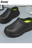 Women's Large Water Shoes Nurse Shoes Chef Work Shoes Garden Shoes Fashion EVA Beach Sandals Kitchen Shoes