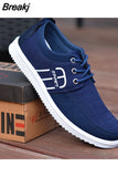 Casual Canvas Shoes for Men Lightweight Sports Breathable Shoes Men's Classic Vulcanized Shoes Fashion Lace Up Footwear