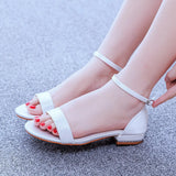 Breakj Cm Square Sandals Shallow Mouth With Buckle Sandals Ivory White Silk Satin Bridal White Sandals
