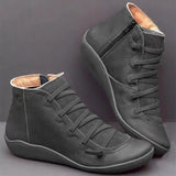 Autumn And Winter New Women's Boots Large Size Leisure Women's Boots Large Size Independent Station Short Boots Women's