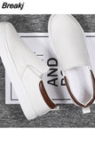 Men Canvas Shoe Casual Sneaker for MenLight Slip-on Vulcanized Comfortable Male Flats Loafers New Black Trainers Zapatos