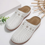 Breakj Summer New Women's Baotou Thick-Bottom Slippers Large-Size Round Head Bao Head After The Air Breathable