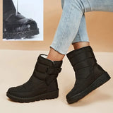 Platform Waterproof Snow Boots for Women 2023 Soft Sole Keep Warm Winter Boots Woman Non Slip Ankle Booties Plus