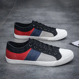 Canvas Shoes Men Flat Shoes Women Vulcanized Sneakers Shoes Spring Autumn Couple Student Casual Lace-up Zapatos