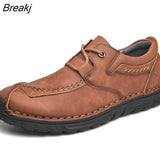 Men Shoes Slip On Loafers Spring Autumn Comfortable Fashion designer Casual Leather Men Shoes