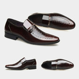 Men Classic Leather Shoes Business Pointed Toe Platform Loafers Work Men Dress Shoes New In Big Size Zapatos De Vestir