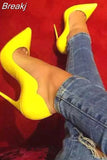 upper women customize stilettos 8cm 10cm 12cm high heels pointed toe party dress club dance plus size 46 pumps