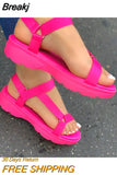 Big Size 43 Multi Colors Casual Shoes Beach Sandals Woman Flat Dropship Comfortable Sandals Female Light Sandalias De