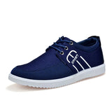 Casual Canvas Shoes for Men Lightweight Sports Breathable Shoes Men's Classic Vulcanized Shoes Fashion Lace Up Footwear