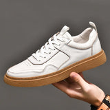 men genuine leather oxfords shoes luxury brand italian style male footwear shoes for men Breathable Flat Lace-Up Shoes big