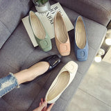 Women Shoes Flat Ballerina Female Casual Work Ballet Flats Ladies Shoes Fashion Buckle Soft Moccasins Driving Shoes