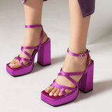 High Heels Women Sandals 2023 Spring Summer Brand New Dropship Walking Comfy Fashion Office Lady Women Shoes