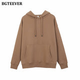 Winter Thicken Fleece Women Couple Sweatshirt Cotton Oversized Hoodies Sweatshirts Female Warm Pullovers